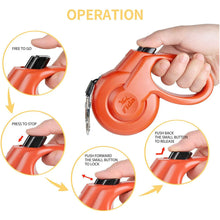 Cargar imagen en el visor de la galería, Correa Retractil FIDA Styleash 5m Medium (hasta 25Kg) Negra