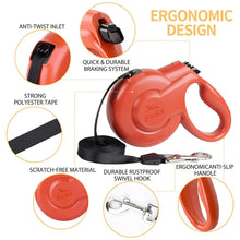 Cargar imagen en el visor de la galería, Correa Retractil FIDA Styleash 5m Medium (hasta 25Kg) Negra