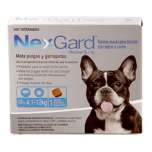 Cargar imagen en el visor de la galería, Nexgard Pastilla Antipulgas 4.1 a 10Kg Promo 3+1