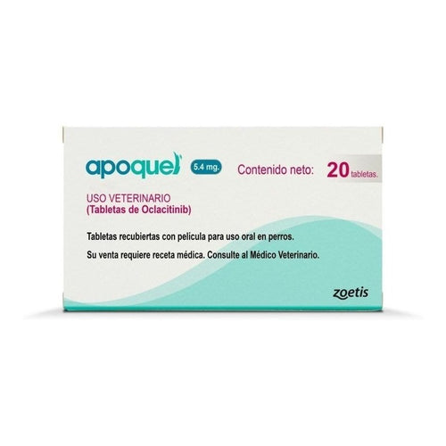 Apoquel Dermatitis Alérgica En Perro 5.4 Mg X 20 Comprimidos