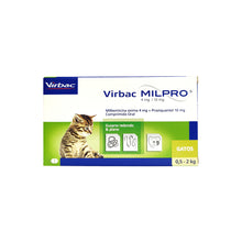 Cargar imagen en el visor de la galería, Milpro Virbac Desparasitante Interno Para Gato de Menos de 2Kg