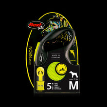 Cargar imagen en el visor de la galería, Correa Flexi New Neon Cinta M 5m Negro/Verde