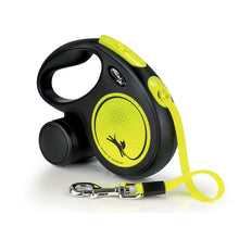 Cargar imagen en el visor de la galería, Correa Flexi New Neon Cinta S 5m Negro/Rosa