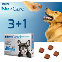 Cargar imagen en el visor de la galería, Nexgard Pastilla Antipulgas 4.1 a 10Kg Promo 3+1