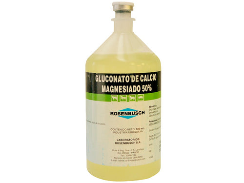 Gluconato de Calcio Magnesiado 50% Rosenbusch x 500 ml Iny