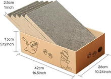 Cargar imagen en el visor de la galería, Pack 5 Rascadores de Carton Un Para Gato