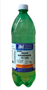 Agua Oxigenada 10 Volumenes 1 Litro