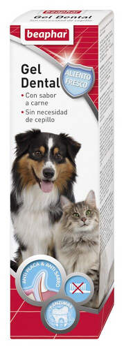 Gel Dental Perro y Gato Sabor Carne 100g Beaphar