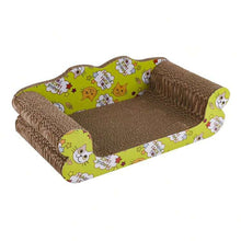Cargar imagen en el visor de la galería, Rascador Tipo Sillon de carton para gato 42X22X11 cm