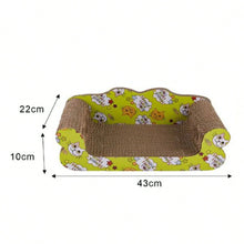 Cargar imagen en el visor de la galería, Rascador Tipo Sillon de carton para gato 42X22X11 cm