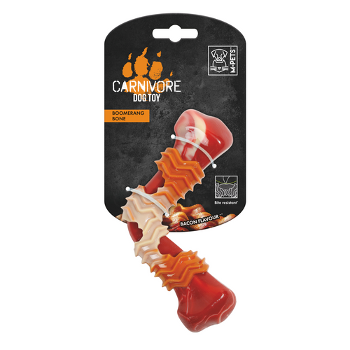 Juguete para Perros Carnívoro Boomerang Bacon 17.8 cm M-pets