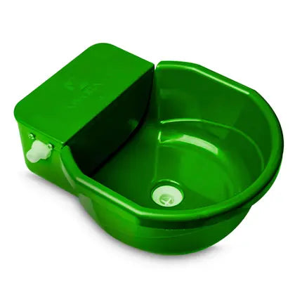 Plato Bebedero Automático 7 lts Verde Equinos, Suinos, Ovinos, Bovinos