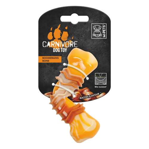 Juguete para Perros Carnívoro Boomerang Bacon 12.5cm M-pets