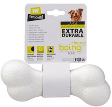 Cargar imagen en el visor de la galería, Juguete Hueso Goma Blanco Ferplast Large