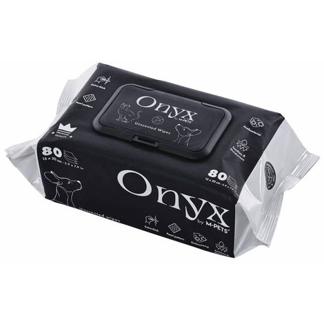 Toallitas Húmedas Para Mascotas 80un Onyx Sin Aroma Mpets