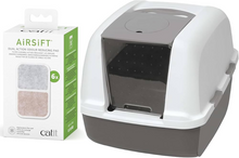 Cargar imagen en el visor de la galería, Baño Sanitario Para Gato Cat it Airsift Gris 57 X 46.5 X 39cm