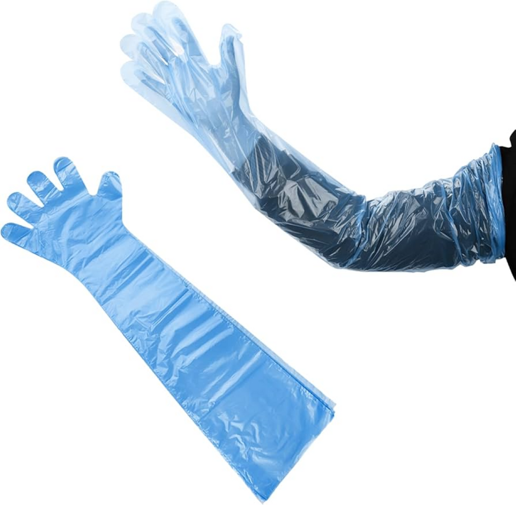 Guantes de Inseminar Krutex Azul Caja x 100 Un