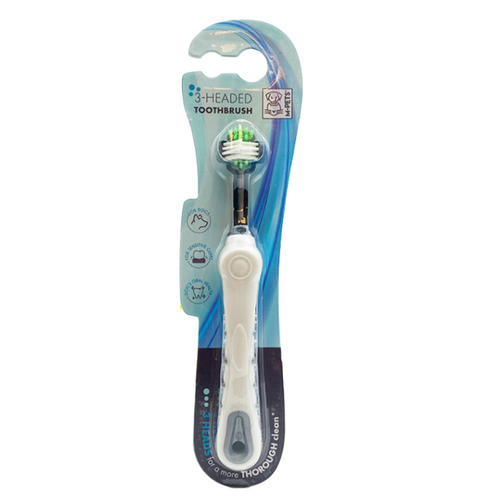 Cepillo de Dientes 3 Cabezas M-Pets