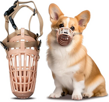 Cargar imagen en el visor de la galería, Bozal Canasta Plástico Para Perro Todos Los Tamaños