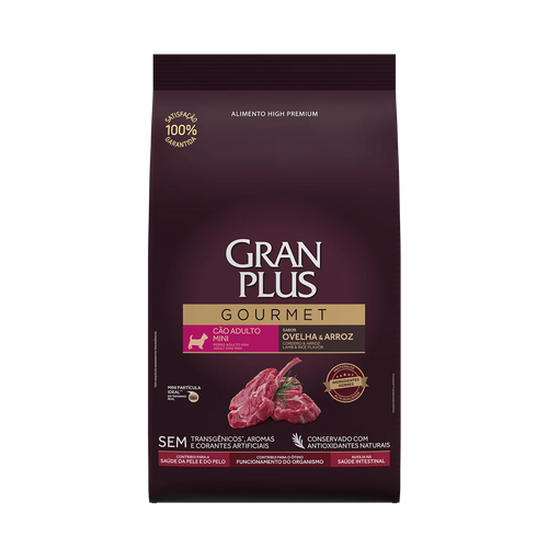 Gran Plus Gourmet High Premium Adulto Mini Cordero 30Kg