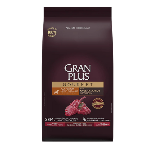 Gran Plus Gourmet High Premium Cachorro Cordero 3Kg
