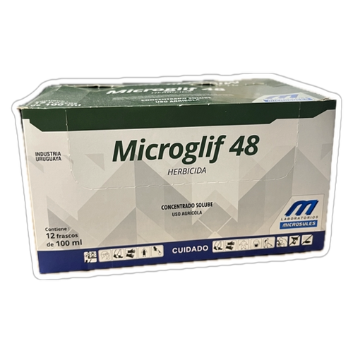 Microglif 48 Glifosato no selectivo 100ml caja x12u