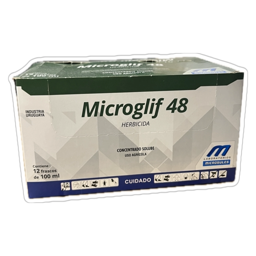 Microglif 48 Glifosato no selectivo 100ml caja x12u