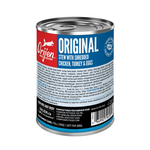 Pate Orijen Original Pollo/Pavo Stew Wet Dog 363g