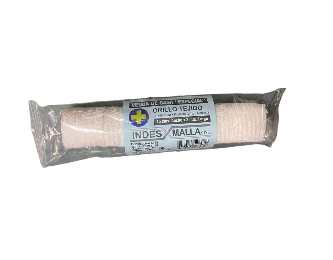 Venda Gasa Indes 10cmx3 M