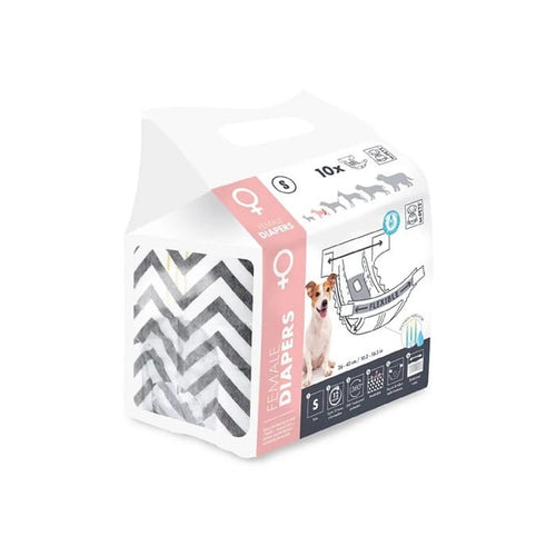 Pañal M-PETS Hembra Diapers Dog  S x (10UNID)