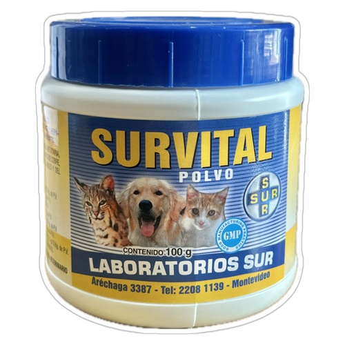 Survital polvo Suplemento Vitaminico y Mineral 100g Sur