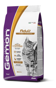 Gemon Cat High Premium Adulto Pollo Y Pavo 2kg Con Regalo