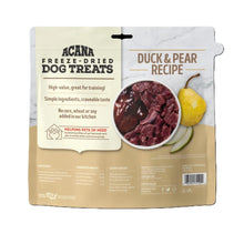 Cargar imagen en el visor de la galería, Pack Galletas Acana Dog Freeze Dried 42.5g Duck &amp; Pear (3un)