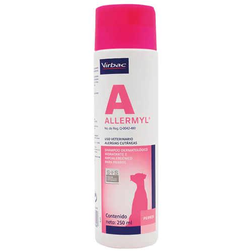 Shampoo Virbac Allermyl Glyco Alergía, Piel Seca o Irritada 250ml