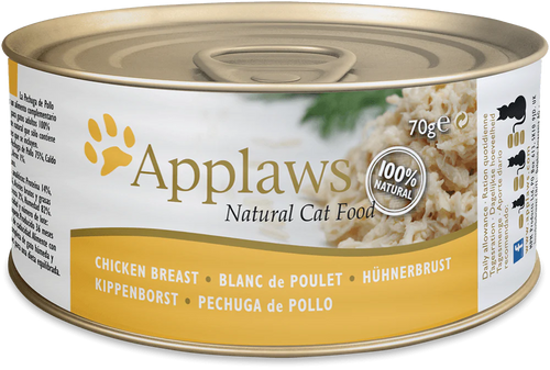 Pate Gato Applaws Premium Pechuga de Pollo 70g