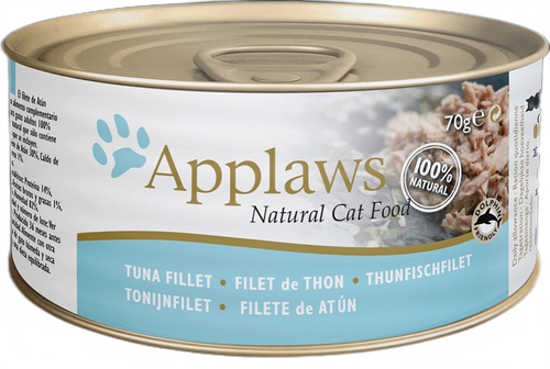Pate Gato Applaws Premium Filete de Atun 70g (Gatitos)
