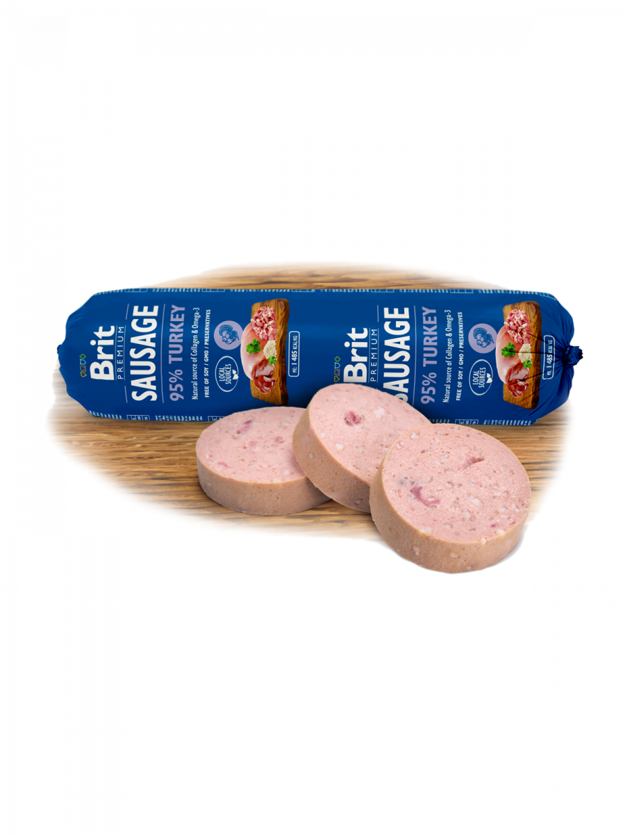 Paté Brit Premium Sausage Pavo 800g