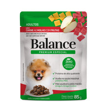 Cargar imagen en el visor de la galería, Pouch Balance Premium Especial Adulto Carne en Salsa con Frutas (Caja 18un)