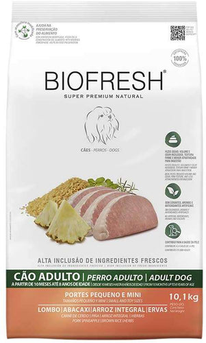 Biofresh Adulto Raza Pequeña 10Kg Cerdo y Anana Con Regalo
