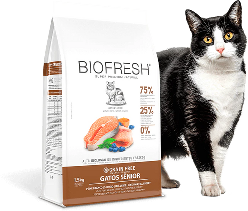 Biofresh Super Premium Gato Senior Salmon 1.5Kg Con Regalo