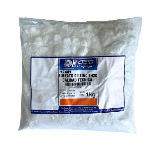 Sulfato de Zinc Calidad Tecnica 1kg