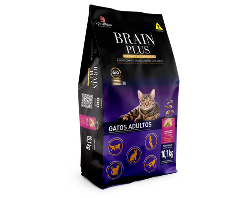 Brain Plus Gato Adulto 15kg Carne & Arroz con Regalo