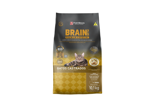 Brain Plus Gato Castrado Premium 10.1Kg con Regalo