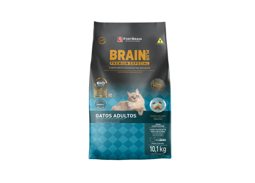 Brain Plus Gato Adulto Premium Salmon 15kg con Regalo