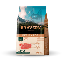 Cargar imagen en el visor de la galería, Bravery Grain Free Adulto Mediano y Grande 4Kg Cerdo Iberico