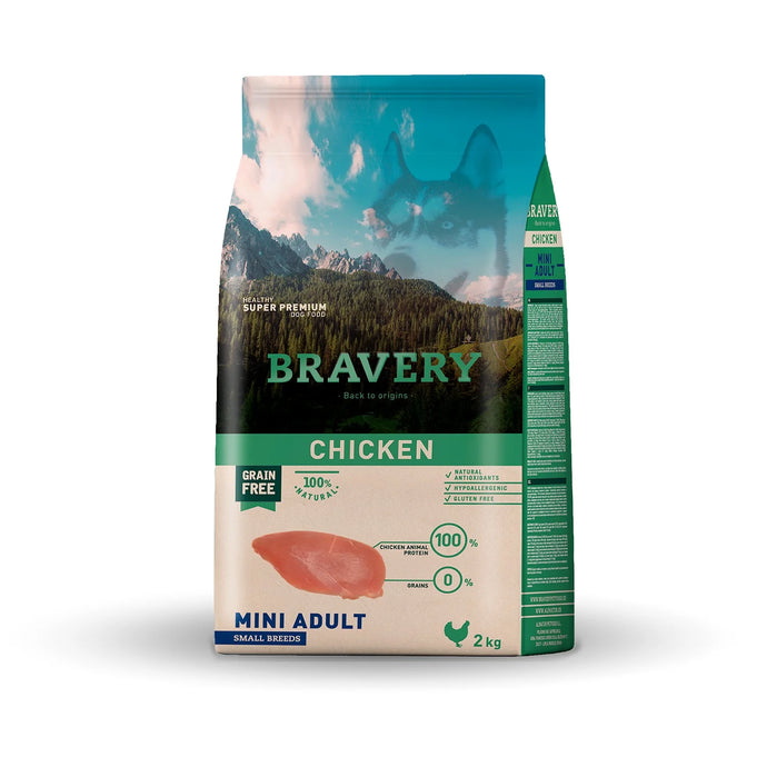 Bravery Grain Free Adulto Mini 7Kg Pollo