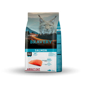 Bravery Grain Free Gato Adulto 7Kg Salmon + Churu de Regalo