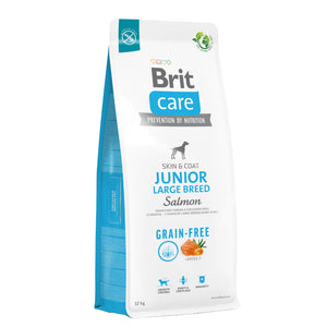 Brit Care Grain Free Junior Large Breed Salmon Y Papa 12kg Con Regalo