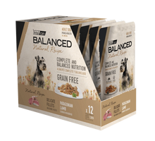 Cargar imagen en el visor de la galería, Caja Vitalcan Balanced Natural Recipe Pouch 100g Filetes Cordero Grain Free (12un)
