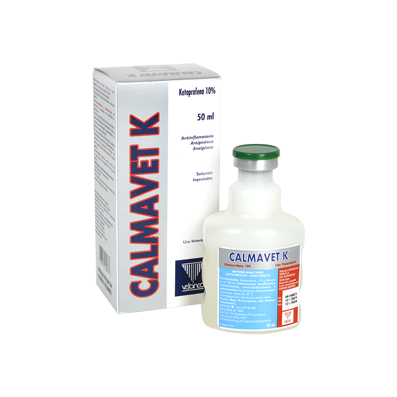 Calmavet K (Ketoprofeno 10%) Iny 50ml Vetanco